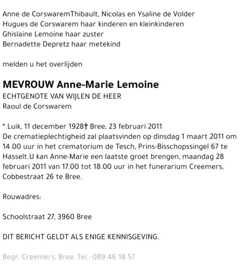 Anne-Marie Lemoine