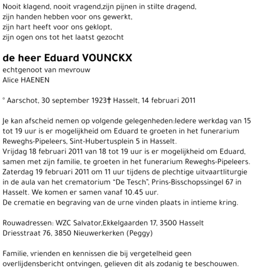 Eduard VOUNCKX