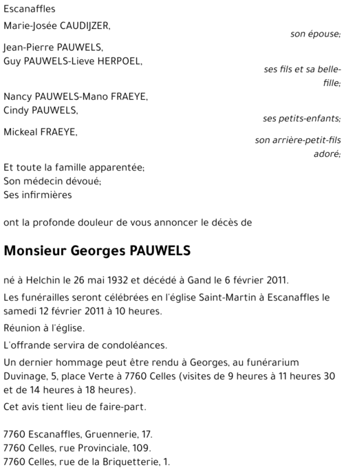 Georges PAUWELS