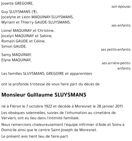Guillaume SLUYSMANS