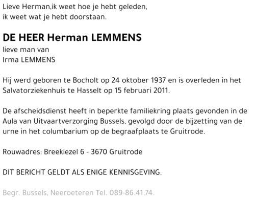 Herman LEMMENS