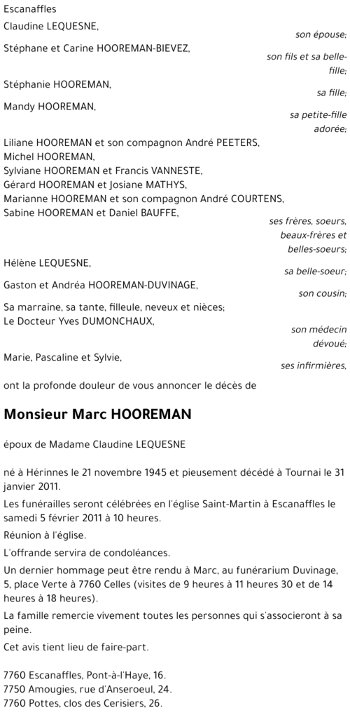 Marc HOOREMAN