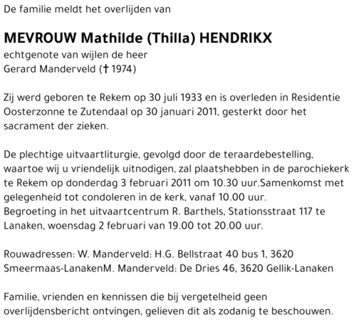 Mathilde Hendrikx