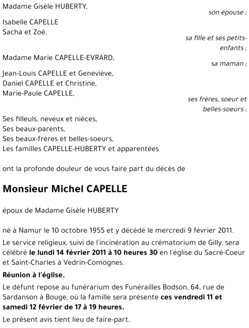 Michel CAPELLE