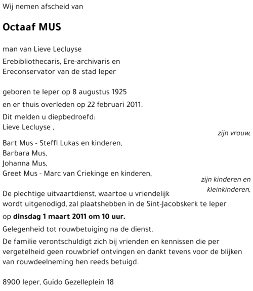 Octaaf MUS