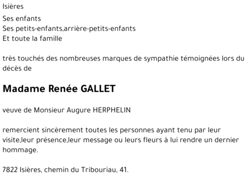 Renée Gallet