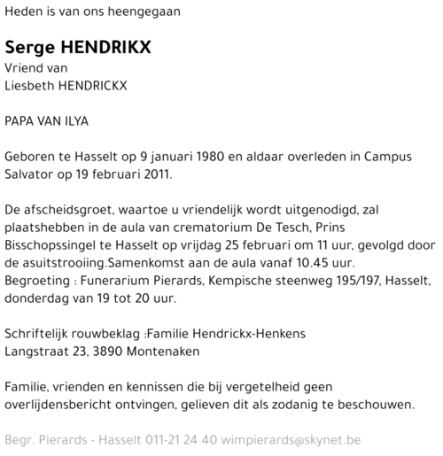 Serge Hendrickx