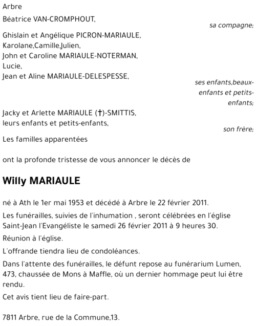 Willy Mariaule