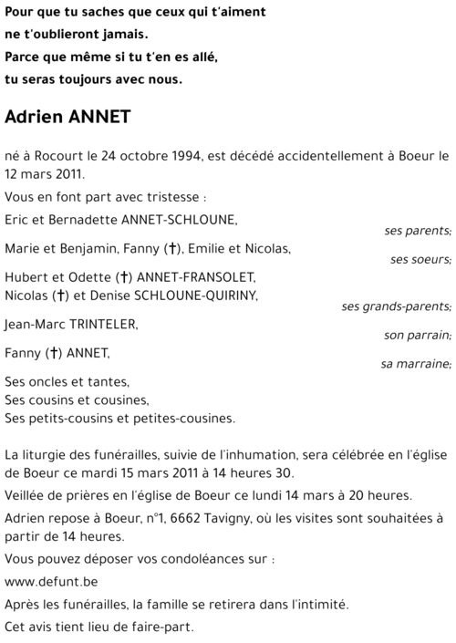 Adrien ANNET