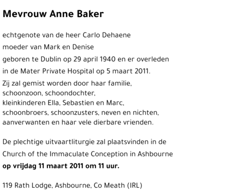 Anne Baker