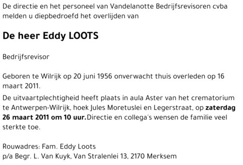 Eddy LOOTS