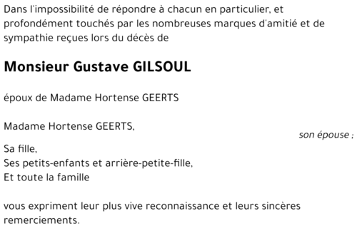 Gustave GILSOUL