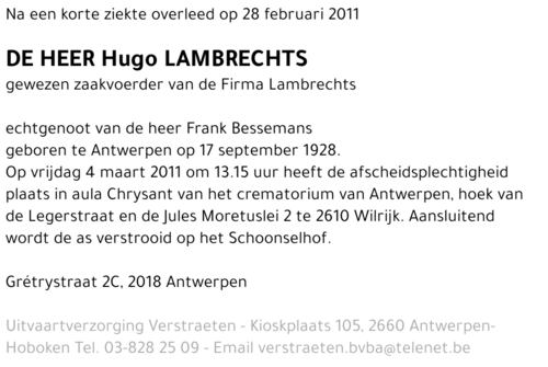 Hugo Lambrechts