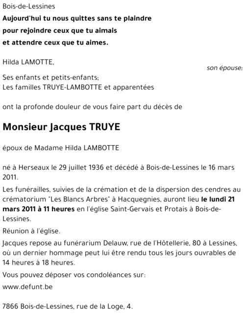 Jacques TRUYE