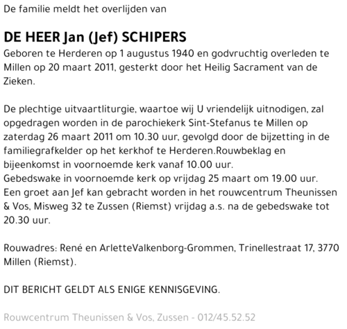 Jan Schipers