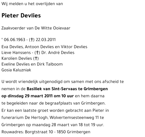 Pieter Devlies