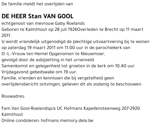 Stan Van Gool