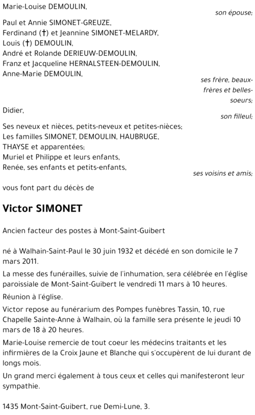 Victor SIMONET