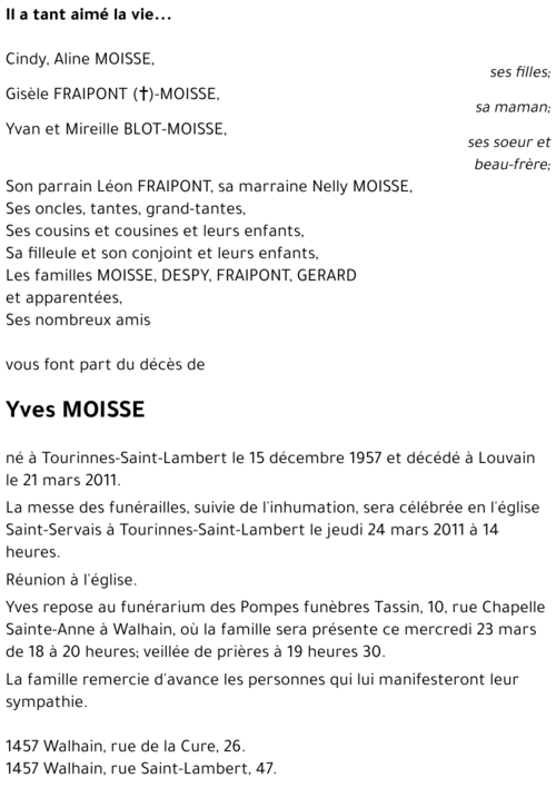Yves MOISSE