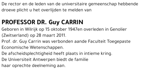 Guy Carrin