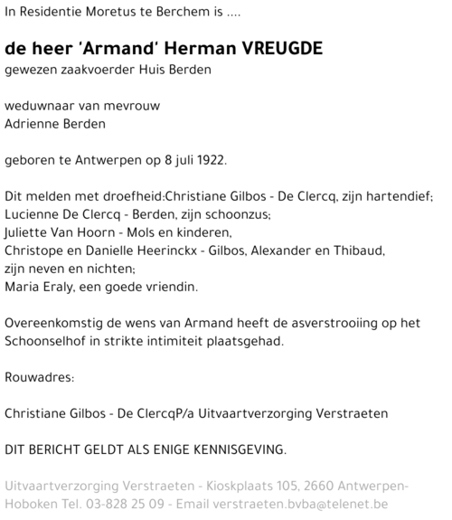 Herman Vreugde