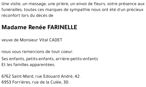 Renée FARINELLE