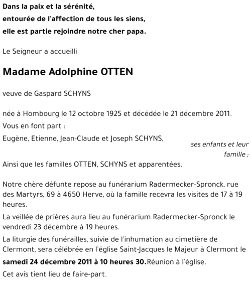 Adolphine OTTEN