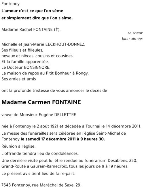 Carmen FONTAINE