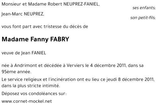 Fanny FABRY