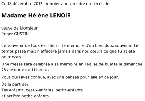 Hélène LENOIR