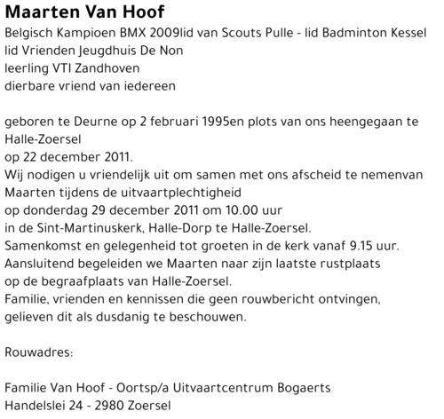 Maarten Van Hoof