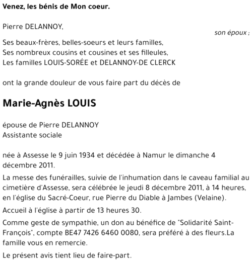 Marie-Agnès LOUIS
