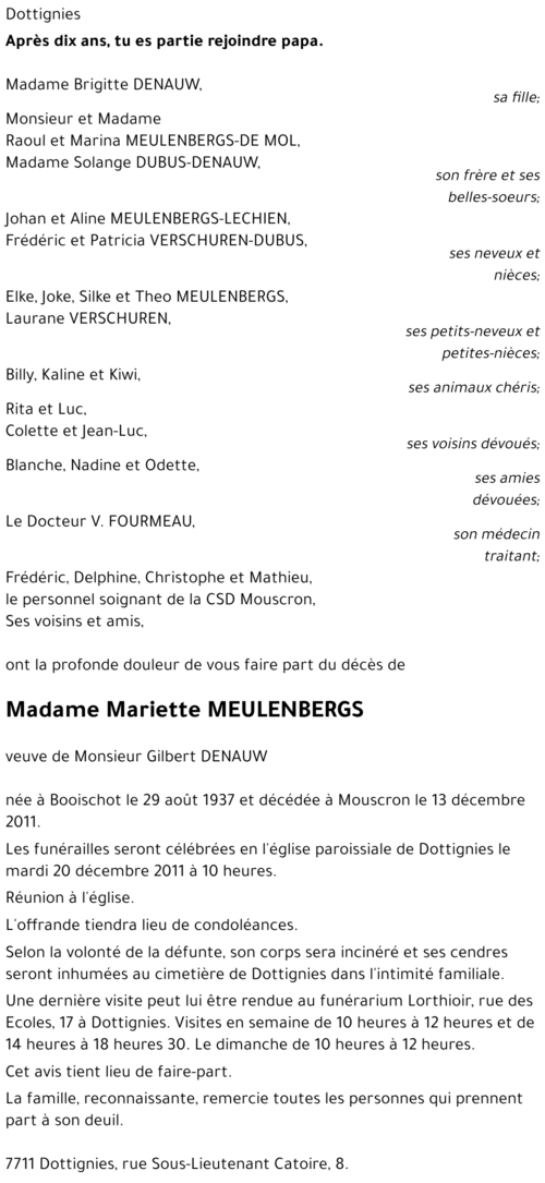 Mariette MEULENBERGS