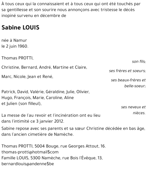Sabine LOUIS