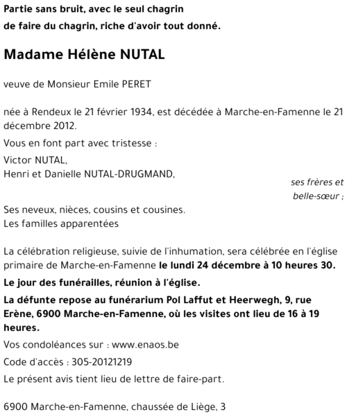 Hélène NUTAL