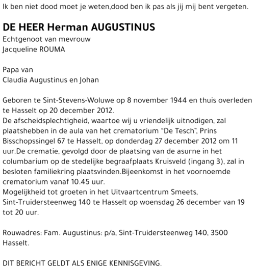 Herman Augustinus