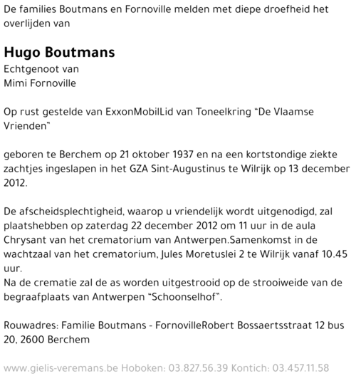 Hugo Boutmans