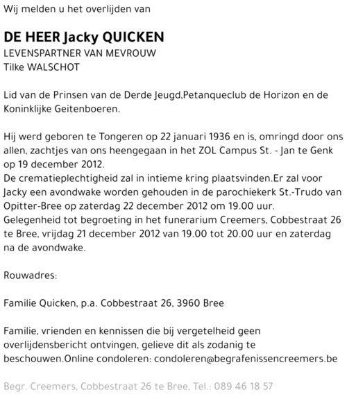 Jacky Quicken