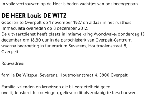 Louis De Witz