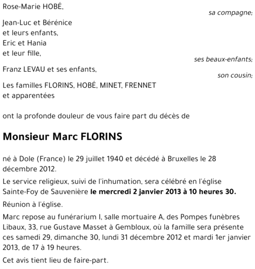 Marc FLORINS