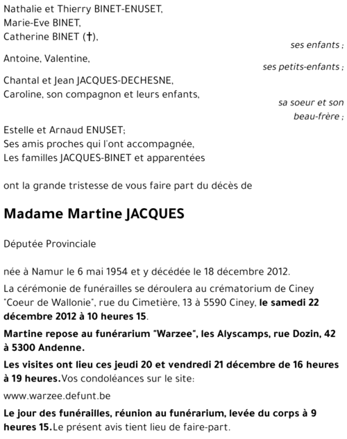 Martine JACQUES