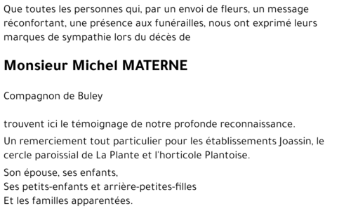 Michel MATERNE