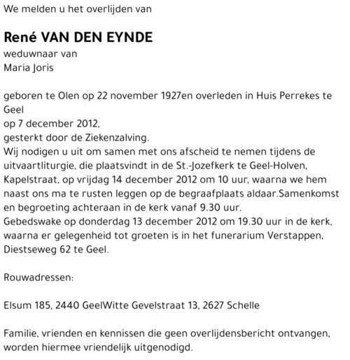 René Van den Eynde
