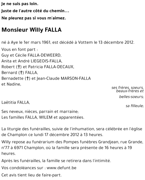 Willy FALLA