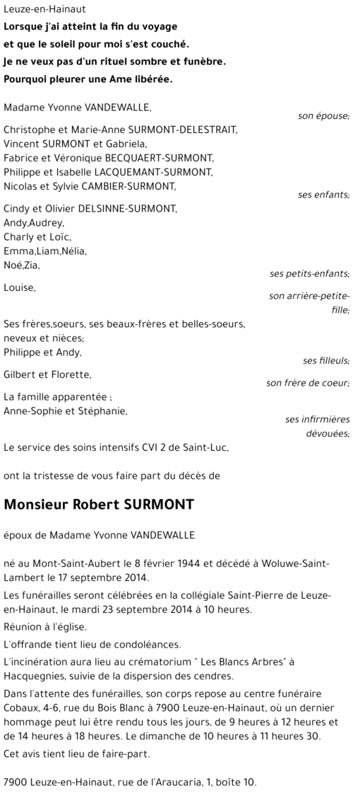 Robert Surmont