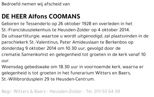 Alfons Coomans