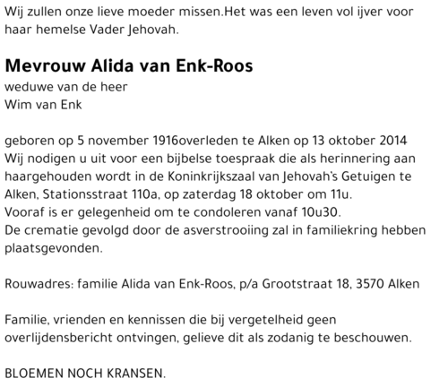 Alida van Enk-Roos