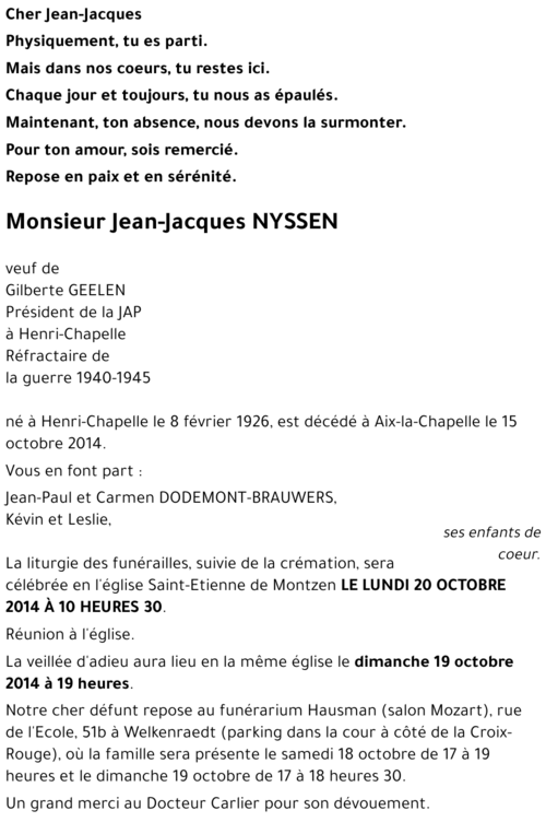 Jean-Jacques NYSSEN