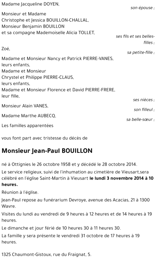 Jean-Paul BOUILLON