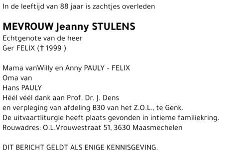 Jeanny STULENS